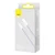 1 to 3 Baseus Dynamic Usb To Lightning Kabel, 2,4 A, 2 M (Vijoličen)