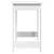Stol Bijeli 100x45x75 cm Konstruirano drvo