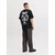 JACK & JONES Majica JORMONTAUK črna/bela