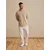 DAN FOX APPAREL Hlače Keno, bela