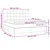Vidaxl Box spring postelja z vzmetnico LED krem 180x200 cm blago