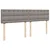 Vidaxl Box spring postelja z vzmetnico taupe 200x200 cm blago