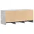 TV ormarić s LED svjetlima boja betona 97x34x40 cm drveni