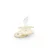Elodie - duda Binky Bow, Oat White Newborn