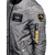 OMBRE CLOTHING muška bomber jakna sa zakrpama Brecken, siva, S