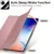 Maska na preklop Tablet Stripes za Samsung Tab S11/ X730 roze