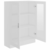 Vitrina bijela 82,5 x 30,5 x 115 cm konstruirano drvo