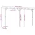 Vidaxl Vrtna pergola 410x40x203 cm lesena