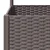 Vrtna žardinjera s rešetkom smeđa 120x40x136 cm PP