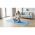 REBEL ACTIVE Strunjača (prostirka) za jogu, pilates i fitnes, 183x61 cm, debljina 1 cm, materijal TPE, plava boja, model RBA-3158-2BL