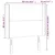 LED uzglavlje krem 103 x 16 x 118/128 cm od tkanine