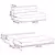 Sofa na razvlačenje Svjetlosiva 152 x 86,5 x 60 cm Tkanina
