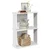 Regal za knjige s 3 razine bijeli 60x30x80 cm konstruirano drvo