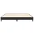 Vidaxl Box spring postelja brez vzmetnico črna 200x220 cm žamet