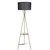 Opviq Podna lampa Venedik, 158 cm, 24 cm, E27, Crna
