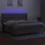 Vidaxl Box spring postelja z vzmetnico LED taupe 200x200 cm blago