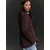 Bershka Blazer temno rjava