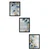 Wallity Uramljena slika Huhu476S, 50x70 cm , 3 dela