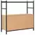 Regal za knjige boja hrasta 80 x 30 x 78,5 cm od drva i željeza