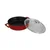 Saucepan, Glaze range, cast iron, 24 cm, red - LAVA brand