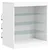 Komoda s LED svjetlima bijela 60,5 x 37 x 67 cm