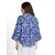 TOM TAILOR Bluza  temno modra / bela