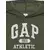 GAP Majica HERITAGE temno zelena/bela