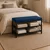 Hanah Home cipelarnik Lotus, 30 cm, teget