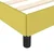 Posteljni okvir brez vzmetnice zelen 100x200 cm blago