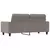 vidaXL Dvosed taupe 140 cm blago