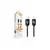 Aligator DATKP50 - USB kabl USB-C / Lightning 30W Power Delivery 1,5m crna