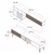 HANAH HOME TV polica Milan Walnut Travertine