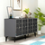 HANAH HOME Komoda Cagla Anthracite Silver