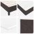 Vidaxl Postelja boxspring z vzmetnico Temno rjava 90 x 190 cm