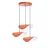 Opviq Luster Vatoz-Nus-6141, 75-112cm, 50 cm, 3xE27, Narandžasti
