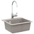Umivaonik Siva 470 x 440 mm Granit