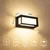 Brilagi - LED spoljašnje zidno svetlo sa senzorom PARKER LED/12W/230V crno IP44