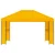 Gazebo 4 × 3 m Žuta Poliester i čelik 190 gsm