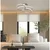 LED plafonski luster CORT LED/40W/230V srebrni