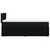 vidaXL vidaXL Box spring postelja z vzmetnico črna 90x200 cm blago, (21306938)