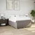 Vidaxl Box spring postelja z vzmetnico taupe 140x190 cm blago