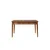 HANAH HOME Vina 02 0701 Walnut Grey Produživi trpezarijski sto, stolice i konzola (5 komada))