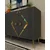 HANAH HOME Komoda Domino KB150 Anthracite Gold