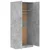 Ormar siva boja betona 90 x 52 x 200 cm od konstruiranog drva