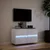 Zidni TV ormarić s LED svjetlima bijeli 80 x 31 x 45 cm