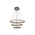 Opviq luster Cipale 2734-3A-24, LED, sivi