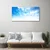 tulup.si Steklena slika Sky oblaki landscape 100x50 cm 4 obešalnika