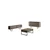 HANAH HOME Komoda Luxe Walnut Black