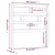 Vidaxl Posteljno vzglavje 106x4x100 cm trdna borovina
