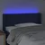 Vidaxl LED posteljno vzglavje modro 93x16x78/88 cm blago